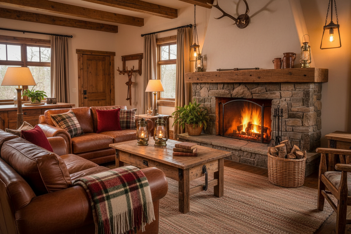 10 Rustic Living Room Furniture Ideas to Create a Cozy Home