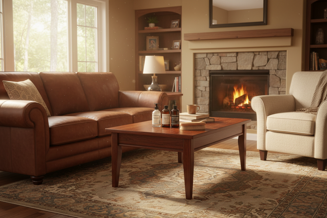 How to Care for Wood, Leather, and Fabric Furniture