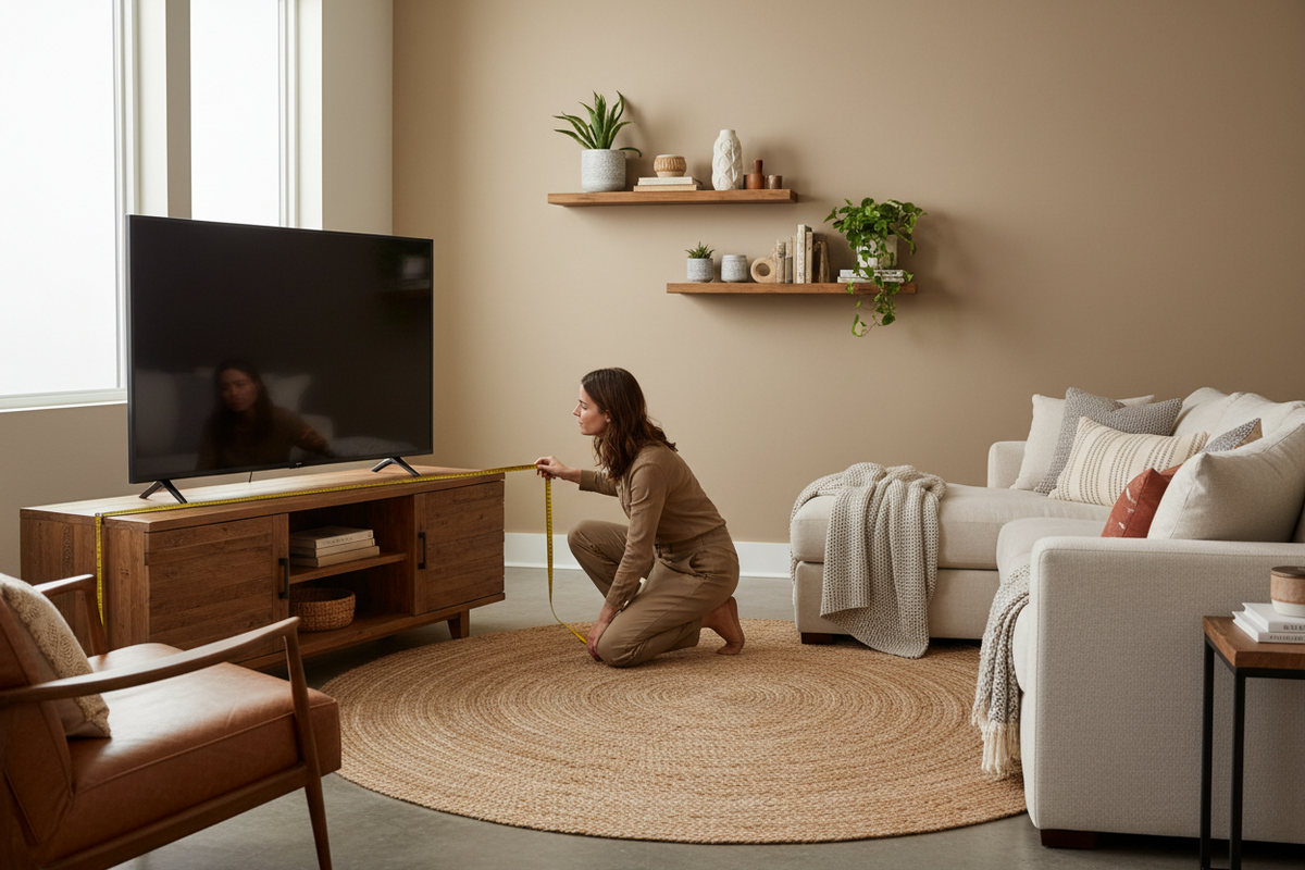 How to Choose the Right TV Stand Size for Your TV