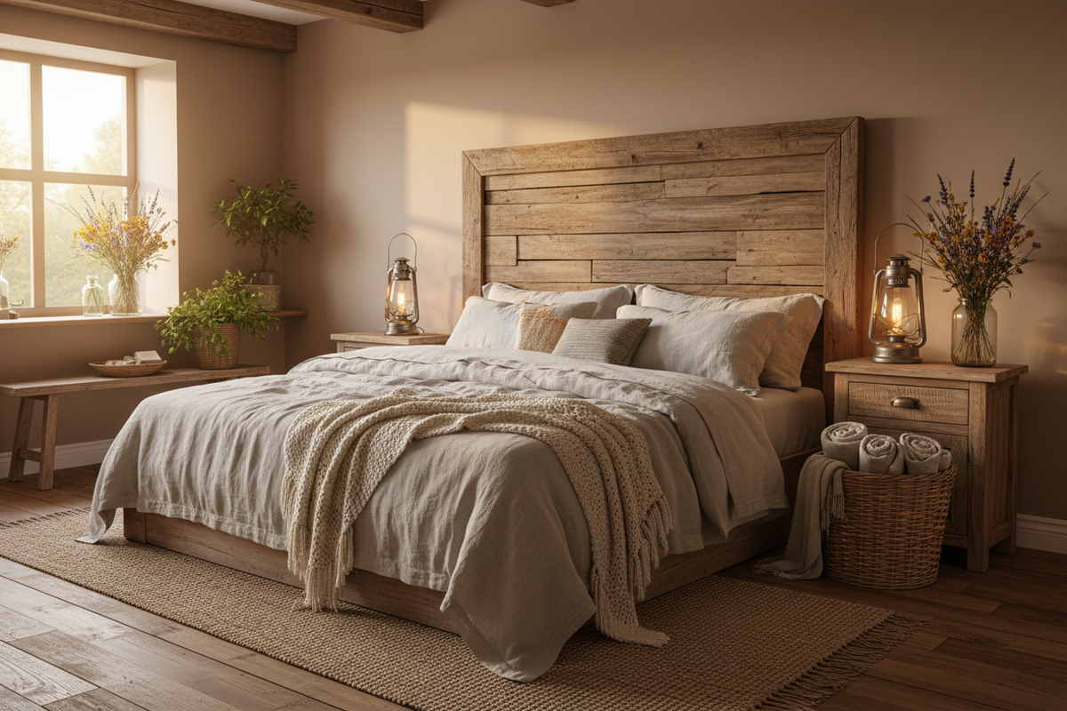How to Decorate Your Bedroom with Rustic Charm