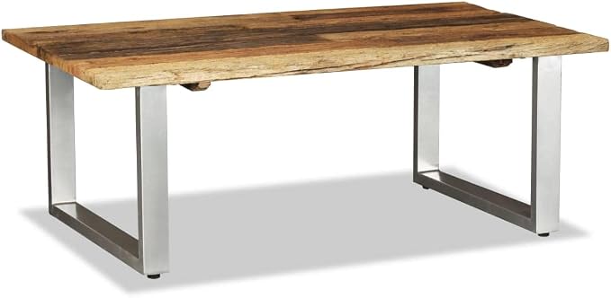 SKM Coffee Table Solid Reclaimed Wood 39.4"x23.6"x15" - Image 5