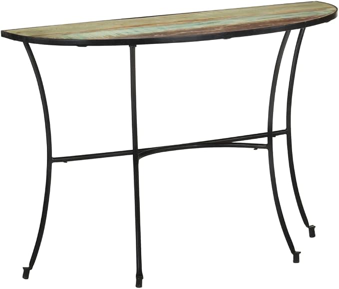 FAMIROSA Side Table 43.3"x15.7"x30.3" Solid Reclaimed Wood by FAMIROSA