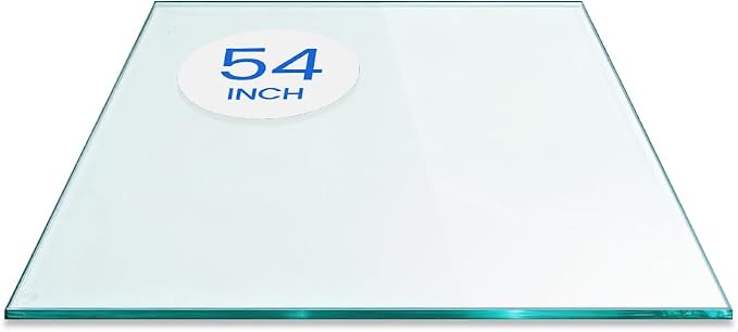 Dulles Glass 54 inch Square Glass Table Top by DullesGlass