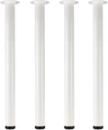 QLLY 27.5 inch / 70cm Adjustable Metal Desk Legs, Heavy Duty Furniture Table by QLLY