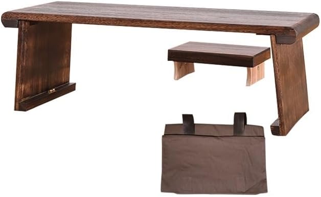 Couch End Table Wooden Floor Table by Unknown