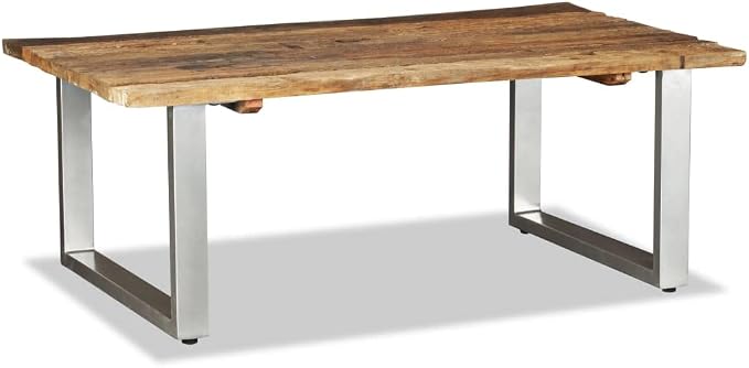 YAFF Coffee Table Solid Reclaimed Wood 39.4"x23.6"x15" - Image 3