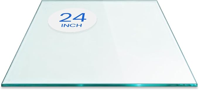 Dulles Glass 24 inch Square Glass Table Top by DullesGlass
