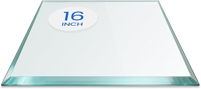 Dulles Glass 16 inch Square Glass Table Top by DullesGlass