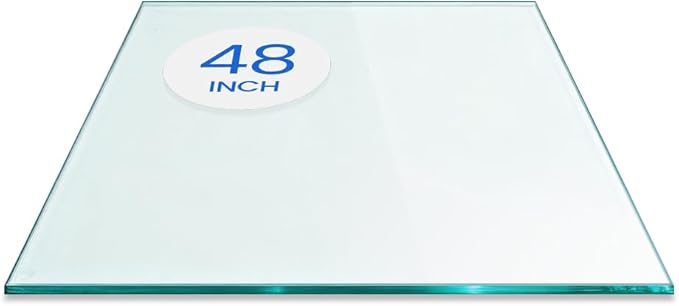 Dulles Glass 48 inch Square Glass Table Top by DullesGlass