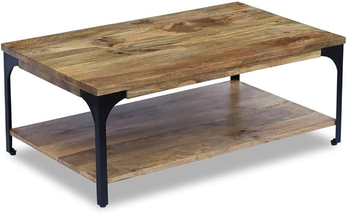 Solid Mango Wood Coffee Table by Unknown