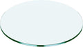 17" Round Tempered Glass Table Top by Unknown