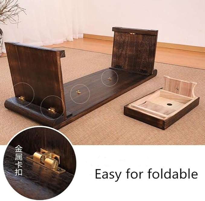 GUERNSEY End Table Wooden Floor Table - Image 6