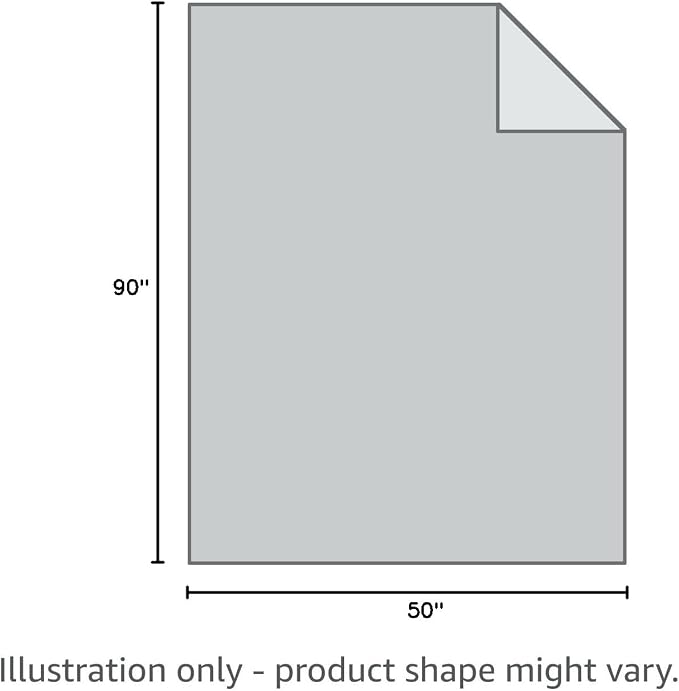 BOURINA Dark Grey Throw Blanket 50 x90 Inches Throw Textured Solid Soft Sofa - Image 7