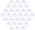 30 Pack Glass Table Suction Cups - 20mm Rubber Suckers Without Hooks by Qjaiune