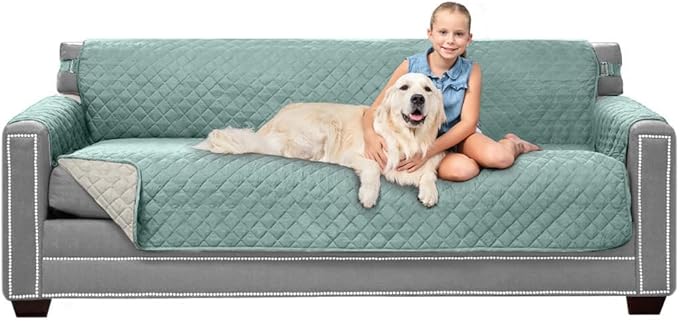 Sofa Shield® Couch Slip Covers for Dogs, Reversible Furniture Protector by SofaShield