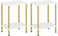 HOOBRO End Tables Set of 2, Small Side Table, Nightstand by HOOBRO