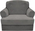 CUCRAF T Cushion Sofa Cover 2 Piece Armchair Slipcovers, Soft Thick Velvet by CUCRAF
