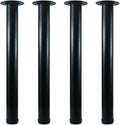 QLLY 20 inch Adjustable Metal Desk Legs, Heavy Duty Furniture Table Legs by QLLY