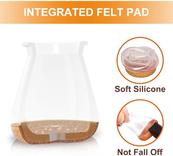 32 Pcs Chair Leg Floor Protectors - Image 3