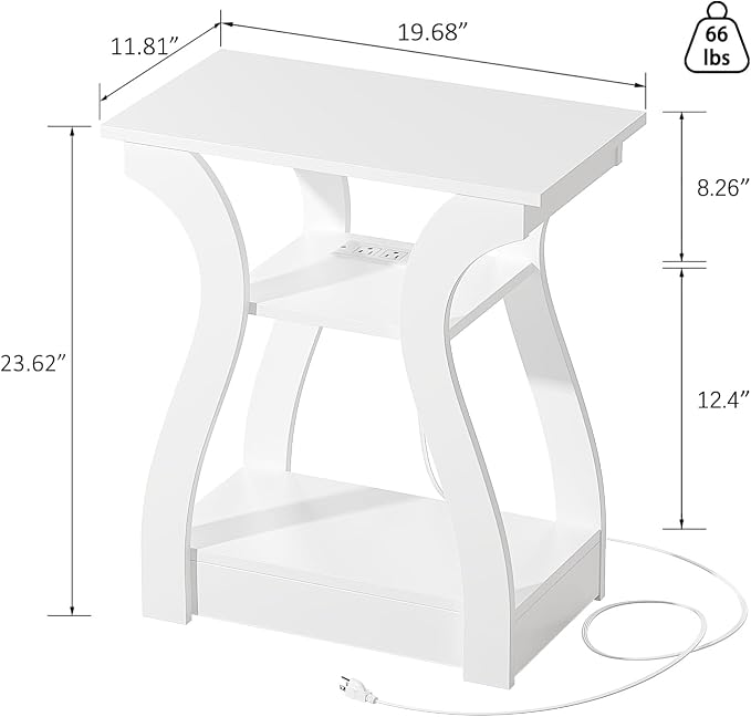 FROMJBEST End Tables Living Room, Nightstand - Image 2