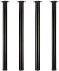 QLLY 30 inch Adjustable Metal Desk Legs, Heavy Duty Furniture Table Legs by QLLY