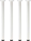QLLY 29.5 inch / 75cm Adjustable Metal Desk Legs, Heavy Duty Furniture Table by QLLY