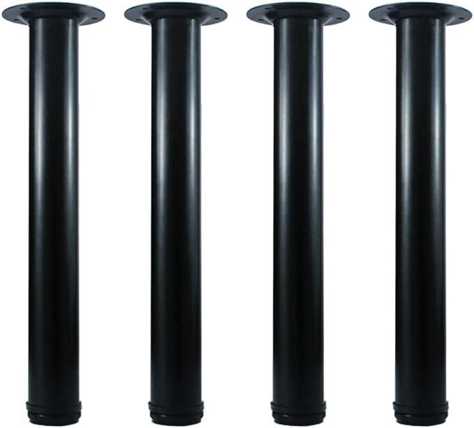 QLLY 16 Inch Adjustable Metal Coffee Table Legs, Heavy Duty Round Furniture Legs by QLLY