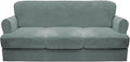CUCRAF Cushion Sofa Cover 4 Piece Slipcovers, Soft Thick Velvet Couch Cover by CUCRAF