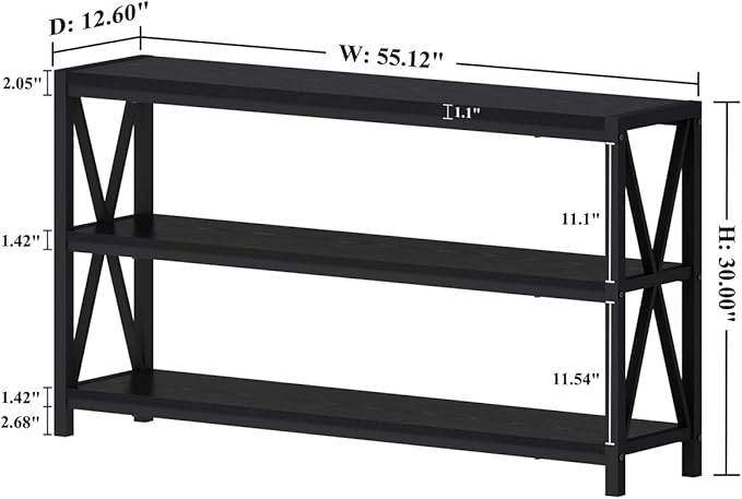 FATORRI Console Table for Entryway, Long Sofa Table - Image 2
