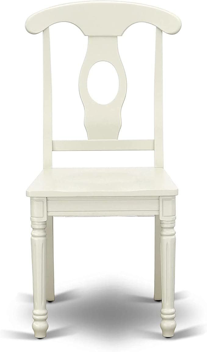 East West Furniture KEC-LWH-W Kenley Dinette Chairs - Image 4
