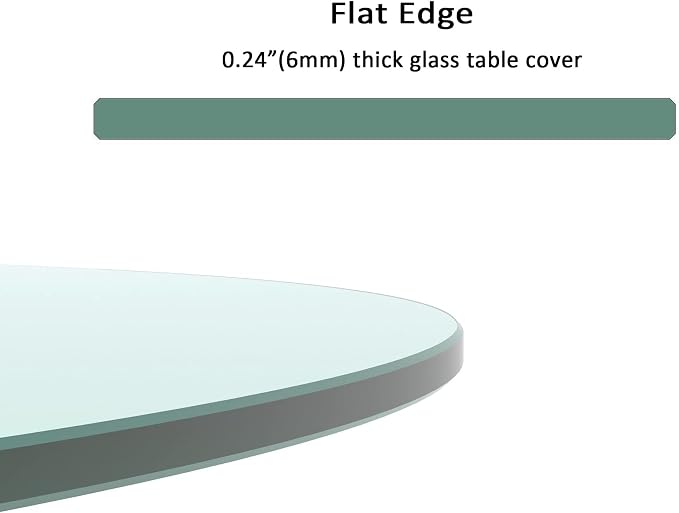 42" Round Tempered Glass Table Top - Image 4