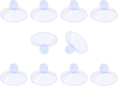 10 Pack Glass Tableholders - 18mm Rubber Suction Cups by Qjaiune