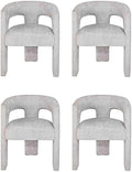 Jofran Gwen Jacquard Upholstered Accent Chair, Modern Luxury Plush Sculptural by Jofran+Inc.
