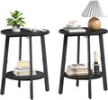 sthmec Side Table Set of 2, Small Round End Table by Unknown