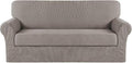 Turquoize Stretch Sofa Slipcover 2 Pieces Sofa Cover Couch Cover by Turquoize