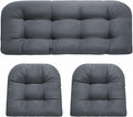 DANGHOOGY Wicker Chair Cushions, Waterproof Outdoor Loveseat Cushions by DANGHOOGYFurnitureCushions