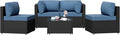 Patio Furniture Sets, 5 Piece Outdoor Sectional Sofas, Wicker Rattan Outdoor by Shintenchi%7CFurnitureMadeforRealLife