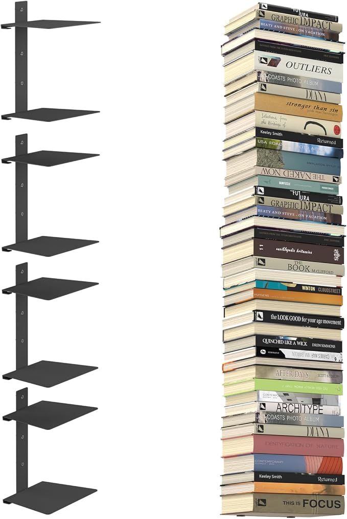 Mefirt Invisible Floating Bookshelves by Mefirt
