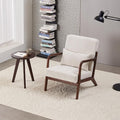 Mid Century Modern Accent Chair and Coffee Table Set Vintage Style Lounge Chair by BURANIFUSION