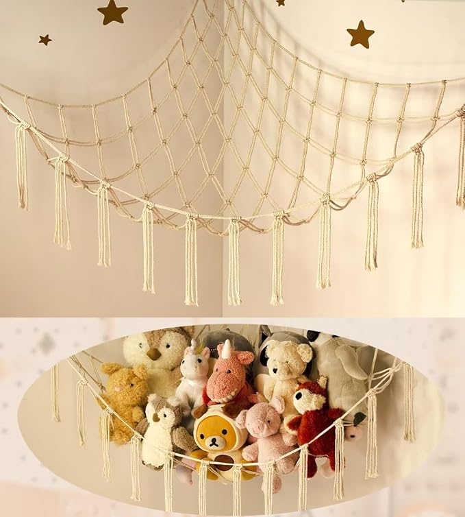 Stuffed Animal Storage Hammock or Net Corner by MirolamUS