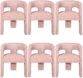Jofran Gwen Jacquard Upholstered Accent Chair, Modern Luxury Plush Sculptural by Jofran+Inc.