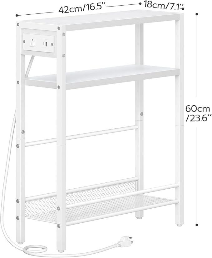 HOOBRO Small Narrow Side Table - Image 3