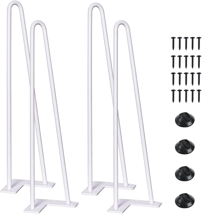 SMARTSTANDARD 14 Inch Heavy Duty Hairpin Furniture Legs, Metal Home DIY Projects by SMARTSTANDARD