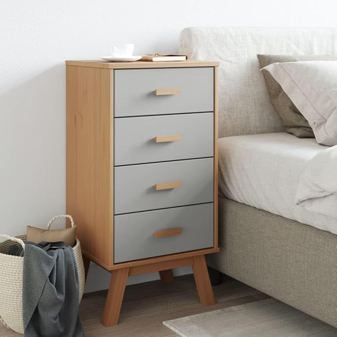 Scandinavian Style Bedside Table - Image 3