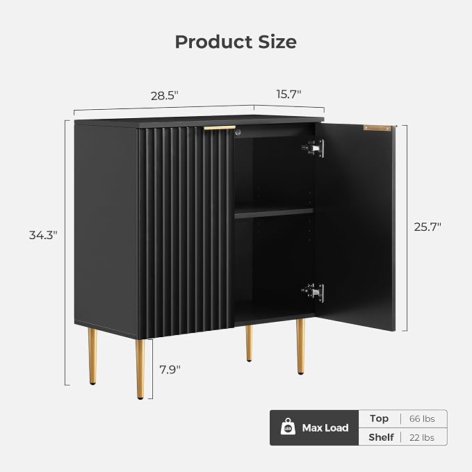 SICOTAS Sideboard Buffet Storage Cabinet - Image 2