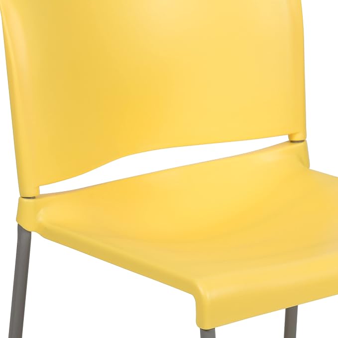 Flash Furniture HERCULES Series 5 Pack 880 lb. Capacity Yellow Full Back - Image 13