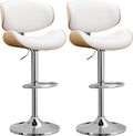 YaFiti Bar Stools Modern PU Leather Adjustable Swivel Barstools, Kitchen by YaFiti