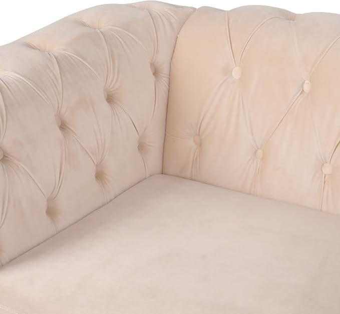 RARZOE Chesterfield Loveseat Sofa Set, 1+2 Seater - Image 6
