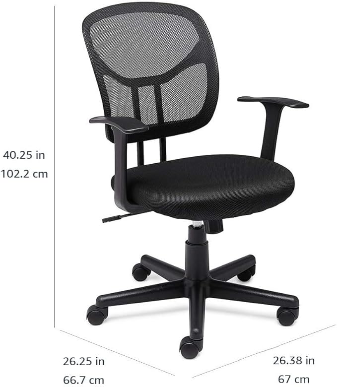 Amazon Basics Breathable Mesh Mid-Back Office Desk Chair - Image 3