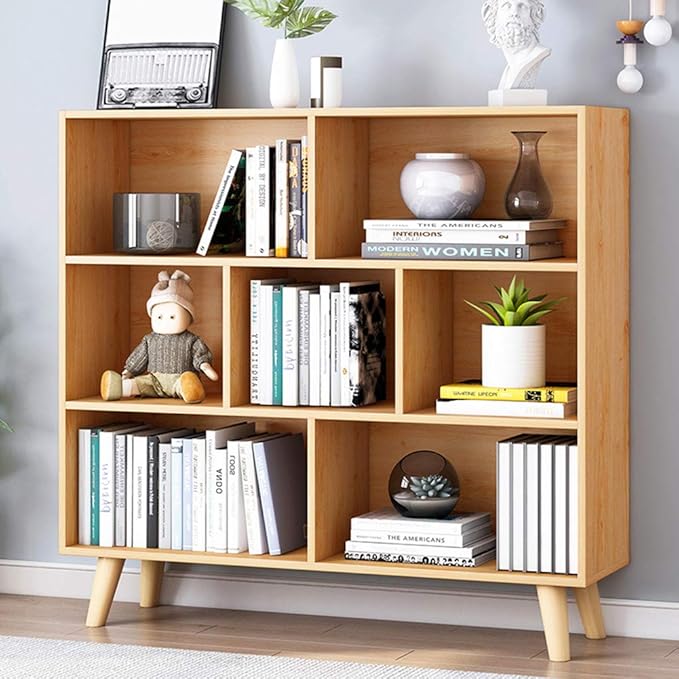 IOTXY Wooden Open Shelf Bookcase by IOTXY